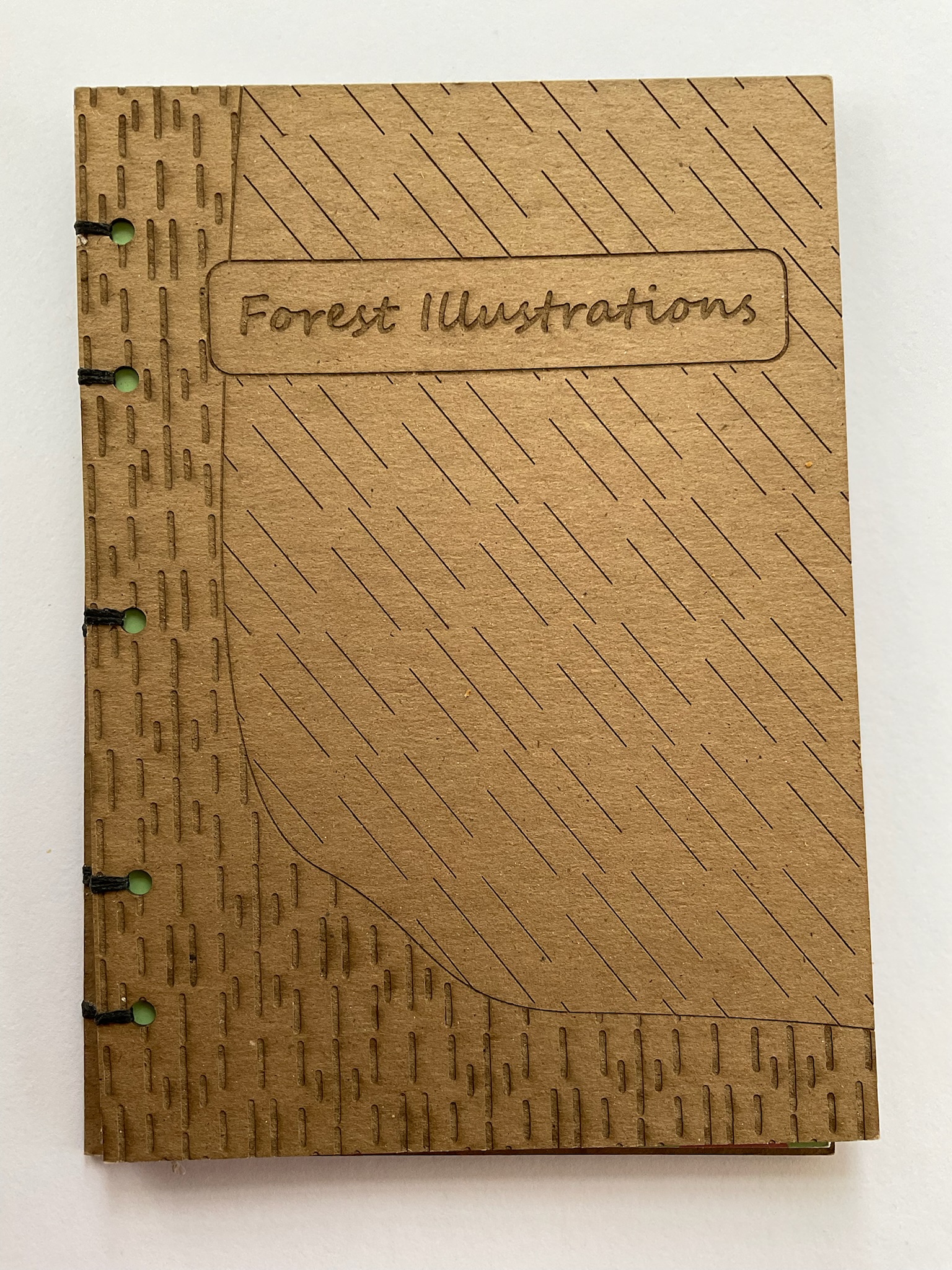 A book cover with "Forest Illustrations" on it.